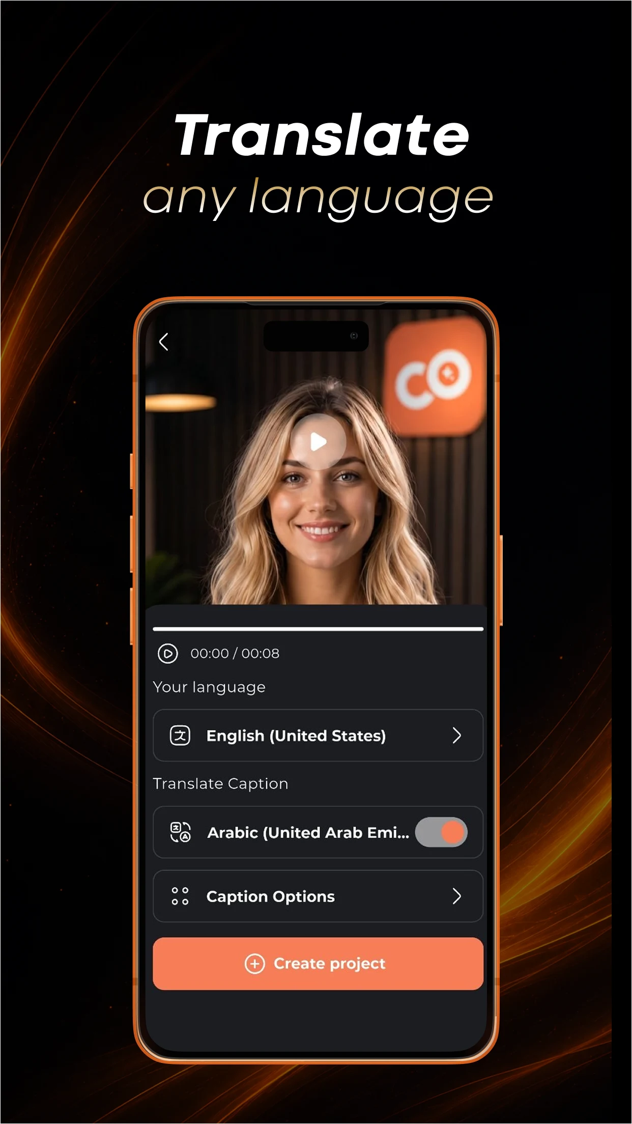 Captiono: AI Subtitles screenshot